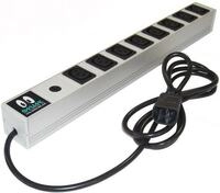 ONLINE USV-Systeme 19 USV-Steckdosenleiste, 10A, 8-fach Kaltger&auml;tebuchse C13,