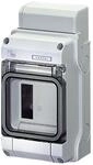 Hensel KVPC9103 Automatengeh&auml;use Polycarbonat 1-reihig, 3TE (3x18 mm), IP65