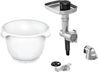 Bosch MUZ9BS1 BakingSensation Set, Fleischwolf, R&uuml;hrsch&uuml;ssel, Geb&auml;ckeinsatz,