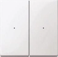 Merten MEG5220-0325 Wippen f&uuml;r Taster-Modul, System M, 2fach, aktivwei&szlig; gl&auml;nzend