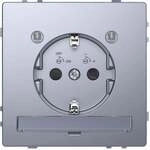 Merten SCHUKO-Steckdose mit Lichtauslass und LED-Beleuchtungs-Modul, System Design,