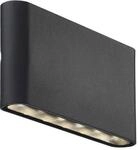 Nordlux Kinver Wandleuchte, 8,5 Watt, IP54, schwarz (84181003)