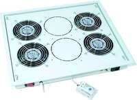 Triton L&uuml;fterblech f&uuml;r Dach-/Bodeninst. 4 L&uuml;fter, grau