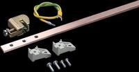 Rittal DK 7543.000 Erdungsschiene, vertikal, L: 945 mm, f&uuml;r H&ouml;he 1200 mm,