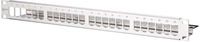 METZ CONNECT Modul 19 Zoll Modultr&auml;ger 1HE 24 Port Edelstahl unbest&uuml;ckt
