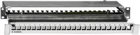 Rutenbeck (23900000) PP-UM A-24/1 Patchpanel, 19/1HE, 24 Universalmodule, lichtgrau