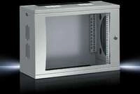 Rittal DK 7507010 Netzwerkschrank/Wandverteiler 9HE, 19 Zoll, BxHxT: 60x49,2x40cm,