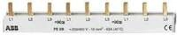 ABB PS3/9 Phasenschiene, 3-Phasig, 9 Pins, 10 mm&sup2;, 63 A (2CDL231001R1009)