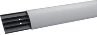 Hager SL1807507030 Aufbodenkanal mit 4 Kammern aus PVC SL 18x75mm, steingrau