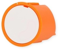 Kaiser 9248-01 Wandleuchten-Anschlussdose, 35/45 mm, orange
