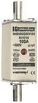 Mersen NH000GG50V100 Sicherungseinsatz gG NH000, 100A, Doppelkennmelder,