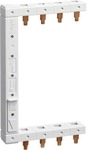 Hager KCF663L Phasenschiene f&uuml;r FI-Schalter, vertikal, 3-polig + N, 63A, links,