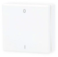 Eltako FMH2-wg, Funk-Minihandsender 2 Signale, reinwei&szlig; gl&auml;nzend, lasergraviert 0 +