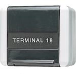 JUNG 854W Datenanschlussgeh&auml;use 75 x 86 x 58 mm
