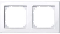 Merten 478225 Rahmen, System M-Smart, 2fach, aktivwei&szlig; gl&auml;nzend