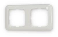 Busch-Jaeger 2512-214 Abdeckrahmen 2-fach Rahmen, Reflex SI, alpinwei&szlig;