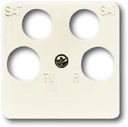 Busch-Jaeger 1743/10-04-212 Zentralscheibe, Duro 2000 Si, 50x50mm, wei&szlig;