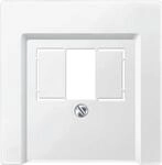 Merten 297919 Zentralplatte f&uuml;r TAE/Audio/USB, System M, polarwei&szlig; matt ()
