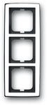 Busch-Jaeger 1723-80G Abdeckrahmen, Solo, 3-fach Rahmen, chrom glanz