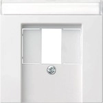 Abdeckung f&uuml;r TAE, USB mit Beschriftungsfeld Gira 087627