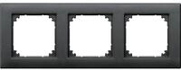 Merten 486314 Rahmen, System M-PLAN, 3fach, anthrazit matt