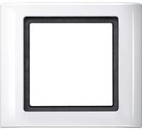 Merten 400119 Rahmen, Aquadesign, 1fach, IP44, polarwei&szlig;