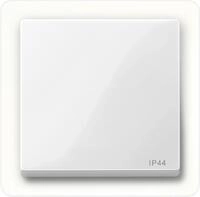 Merten 432019 Wippe, System M, IP44, Polarwei&szlig; gl&auml;nzend