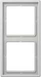 Jung LS982LG Rahmen 2-fach, lichtgrau, LS 990