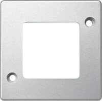 Merten 480160 Rahmen, Panzer, 1-fach, mattsilber