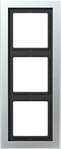 Rahmen 3-fach, aluminium, LS Design, Jung ALD2983