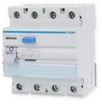 Hager CPA440D Fehlerstromschutzschalter 4 polig 6kA 40A 300mA Typ S selektiv
