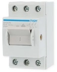Hager SH363N Kompaktschalter, Ausschalter, 63A, 3 Schlie&szlig;er, 400V AC, 2.5 PLE