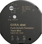 Gira eNet Funk-Schalt-/Tastaktor 1fach Mini, schwarz (542300)