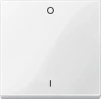 Merten 432219 Wippe mit Kennzeichnung 0/ 1, System M, Polarwei&szlig; gl&auml;nzend