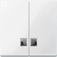 Merten 438519 Wippe f&uuml;r Serienschalter mit Symbolfenster, System M, Polarwei&szlig;