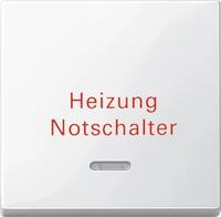 Merten 435119 Wippe mit Kontrollfenster und Aufdruck Heizungsnotschalter, System M,