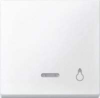 Merten 430919 Wippe mit Kontrollfenster und Aufdruck Licht, System M, polarwei&szlig; matt