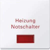 Merten 432925 Wippe f&uuml;r Heizungs-Notschalter, System M, aktivwei&szlig; gl&auml;nzend