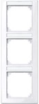 Merten 470325 Rahmen, System M-Smart, 3fach mit Beschriftungstr&auml;ger, senkrechte