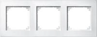 Merten 488319 Rahmen, M-PLAN II, b&uuml;ndiger Einbau, 3fach, polarwei&szlig; matt