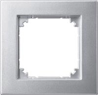 Merten 486160 Rahmen, System-M-PLAN, 1fach, Aluminium matt
