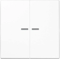 Jung LS995KO5WW Wippe mit Lichtleiter, LS 990, alpinwei&szlig;