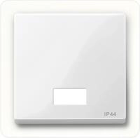 Merten 432719 Wippe mit rechteckigem Symbolfenster, System M, IP44, Polarwei&szlig;