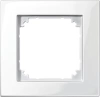 Merten 503119 Rahmen, M-PLAN II, 1fach, polarwei&szlig; gl&auml;nzend