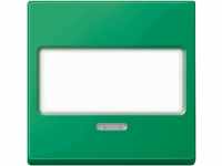 Wippe mit Schriftfeld und Kontrollfenster, grün, Merten MEG3370-0304