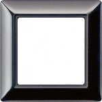 Rahmen 1-fach, schwarz, JUNG AS581SW