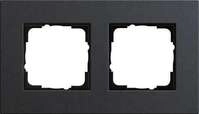 Abdeckrahmen 2-fach, System 55 Esprit, anthrazit, Gira 0212226