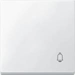 Merten MEG3305-0419 Wippe mit Kennzeichnung Klingel, System M, Polarwei&szlig; matt