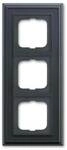 Busch-Jaeger 1723-831 Abdeckrahmen , Busch-dynasty&reg;, 3-fach Rahmen, Anthrazit