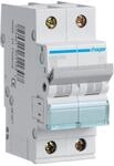 Hager MBN206 Leitungsschutzschalter 2 polig 6kA B-Charakteristik 6A 2 Module